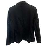 *Frank & Eileen Dublin Stretch Cotton Twill Notch Lapel Patch Pocket Open Blazer Jacket, Size M