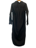 *Frank & Eileen Rory Famous Denim Cotton Solid Long Sleeve Button Up Maxi Shirt Dress, Size XS