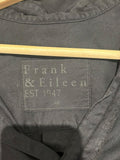 *Frank & Eileen Rory Famous Denim Cotton Solid Long Sleeve Button Up Maxi Shirt Dress, Size XS