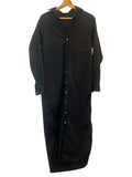 *Frank & Eileen Rory Famous Denim Cotton Solid Long Sleeve Button Up Maxi Shirt Dress, Size XS