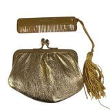 *Judith Leiber Minaudiere Swarovski Crystal Snake Clasp Hard Shell Convertible Clutch