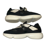 *Prada Cloudburst Textile & Rubber Velcro Closure Low-Top Sneakers, Size 40