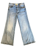 *MOTHER The Fly Cut Tomcat Roller High Rise Wide Leg Jeans, Size 30 (10)