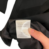 *Anine Bing Heidi Wool Asymmetrical Hidden Placket Stand Collar 80's Military Blazer Jacket, Size M