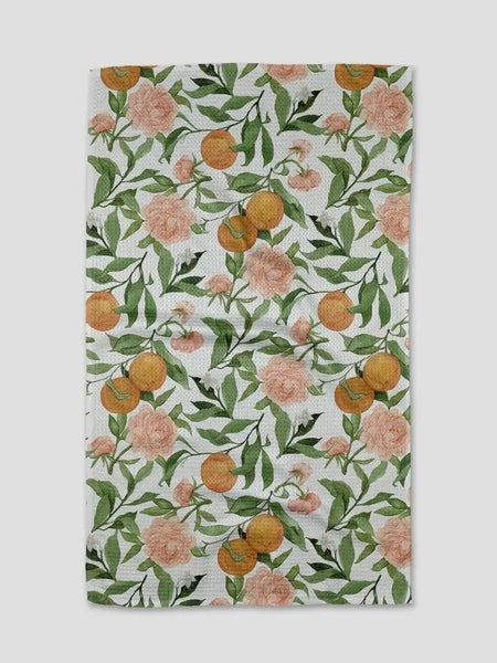 Geometry A Peony For Your Thoughts Floral Tea Towel