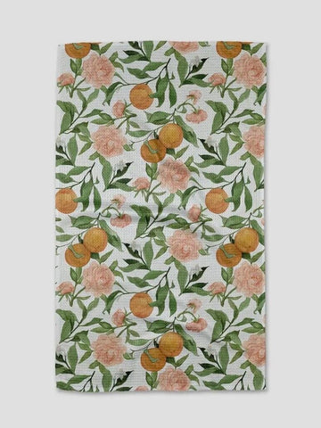 Geometry A Peony For Your Thoughts Floral Tea Towel