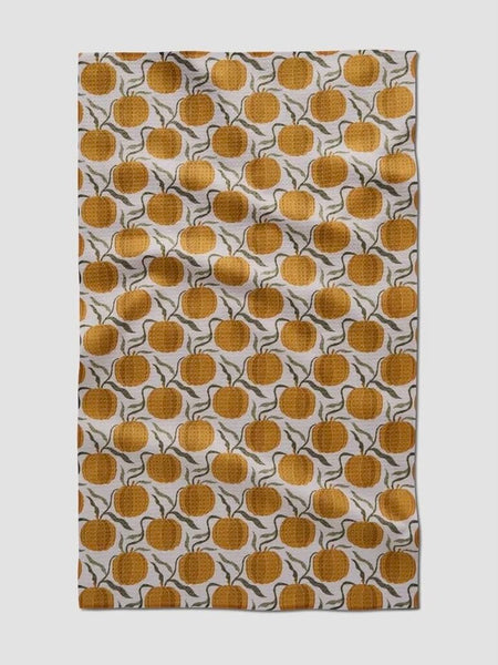 Geometry Hearth & Vine Pumpkins Tea Towel