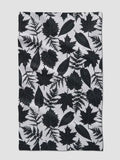 Geometry Spooky Leaves Tea Towel