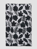 Geometry Spooky Leaves Tea Towel