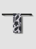 Geometry Spooky Leaves Tea Towel