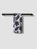 Geometry Spooky Leaves Tea Towel