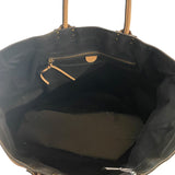 ^Chloe T Leather Contrast Piping Dual Rolled Handle Open Top Large Tote Bag