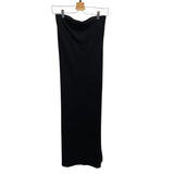 *NWT PerfectWhiteTee Nadine Cotton Rib Knit Strapless Straight Midi Dress, Size S