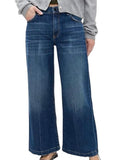 *NWT ASKK NY Petite High-Rise Wide Leg Ankle Jeans, Size 26 (2)