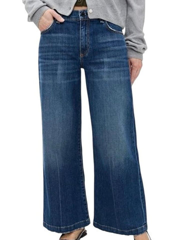 *NWT ASKK NY Petite High-Rise Wide Leg Ankle Jeans, Size 26 (2)