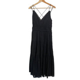 *NWT Ulla Johnson Freya Circle Jacquard Cotton Cami V-Neck Tiered Midi Dress, Size 4