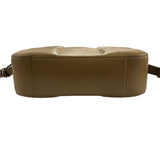 *DeMellier Marrakesh Quilted Smooth Leather Zip Top Camera Crossbody Bag