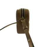 *DeMellier Marrakesh Quilted Smooth Leather Zip Top Camera Crossbody Bag