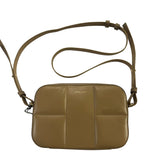 *DeMellier Marrakesh Quilted Smooth Leather Zip Top Camera Crossbody Bag