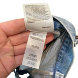 *AGOLDE 90's High-Rise Bermuda 12" Long Cut-Off Denim Shorts, Size 25 (2)