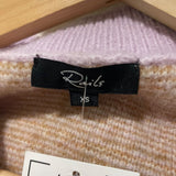 *Rails Colleen Mohair & Wool Plaid V-Neck Oversized Pullover Sweater, Size XS