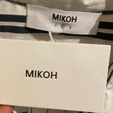 *NWT Mikoh Paseo Cotton Poplin Stripe Long Sleeve Button-Up Tunic Shirt, Size M2=M