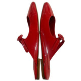 *Larroude Blair Patent Leather Mary Jane Flat Mules, Size 6.5