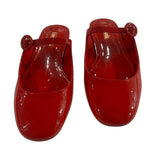 *Larroude Blair Patent Leather Mary Jane Flat Mules, Size 6.5