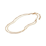 ^Jenny Bird Surfside Gold Plate Double Chain Anklet