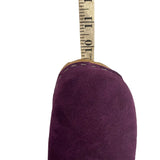 *Swedish Hasbeens Viola Suede Pull-On Wooden Platform Heel Clog Booties, Size 37