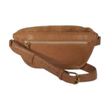 ^Jerome Dreyfuss Lino Suede Half Moon Zip Top Belt Strap Crossbody Belt Bag