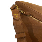*Jerome Dreyfuss Lino Suede Half Moon Zip Top Belt Strap Crossbody Belt Bag