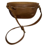 *Jerome Dreyfuss Lino Suede Half Moon Zip Top Belt Strap Crossbody Belt Bag