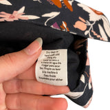 *Carolina K Alicia Cotton Floral One Button Notch Label Blazer, Size S