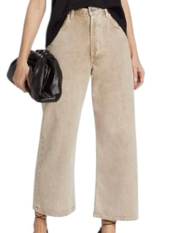 ^Citizens of Humanity Gaucho High-Rise Button Fly Wide-Leg Cropped Jeans, Size 27 (4)