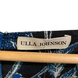*Ulla Johnson Nora Cotton Blend Floral Short Puff Sleeve Square Neck Midi Dress, Size 8