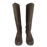 *NWT Sorel Cate Waterproof Leather & Suede Round Toe Lug Sole Knee High Pull-On Boots, Size 8