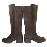 *NWT Sorel Cate Waterproof Leather & Suede Round Toe Lug Sole Knee High Pull-On Boots, Size 8