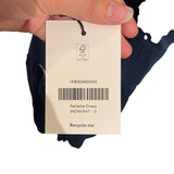 *NWT Reformation Perlette Cotton Blend Fitted Bodice Open Back Gathered Midi Dress, Size 0