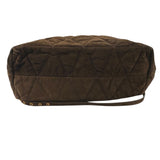 *Miu Miu Suede Quilted Flap Front Snap Closure Top Handle Tote Bag w/Crossbody Strap