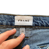 *FRAME Denim High'N'Tight High-Rise Wide Leg Full Length Jeans, Size 28 (6)