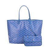 *Goyard Saint Louis PM Goyardine Coated Canvas Reversible Tote Bag w/Pouch