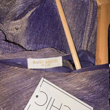 *Ramy Brook Alex Ombre Shimmer Short Sleeve Double V-Neck Maxi Dress, Size XS