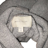 *Brochu Walker The Bree Wool & Cashmere Rib Knit Turtleneck Tie Front Pullover Sweater, Size XS