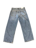 *RE/DONE Originals Loose Crop Slouchy High-Rise Button-Fly Wide Leg Jeans, Size 25 (0)