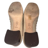 *Tory Burch Studded Leather Classic 55mm Stacked Heel Loafers, Size 8