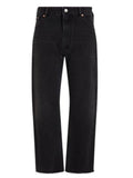 *MM6 Maison Margiela Boyfriend Mid-Rise Frayed Trim Straight Leg Raw Hem Jeans, Size IT 36=US 0