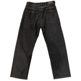 *MM6 Maison Margiela Boyfriend Mid-Rise Frayed Trim Straight Leg Raw Hem Jeans, Size IT 36=US 0