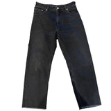 *MM6 Maison Margiela Boyfriend Mid-Rise Frayed Trim Straight Leg Raw Hem Jeans, Size IT 36=US 0