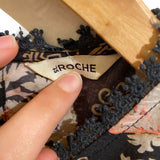 *St. Roche Ciel Cotton Belladonna Floral Short Puff Sleeve Round Neck Tie-Waist Midi Dres, Size XS